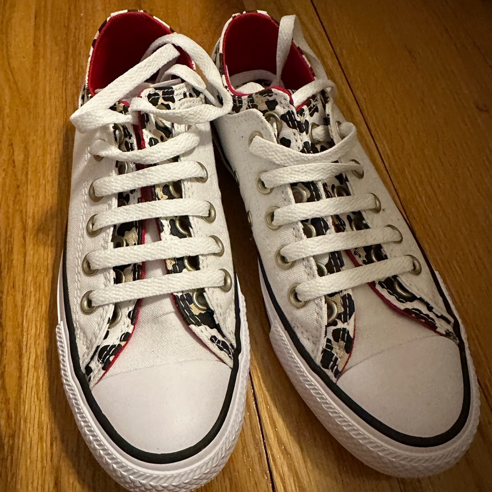 NWOT Converse Chuck Taylor All Star Double Upper Leopard - Ox
